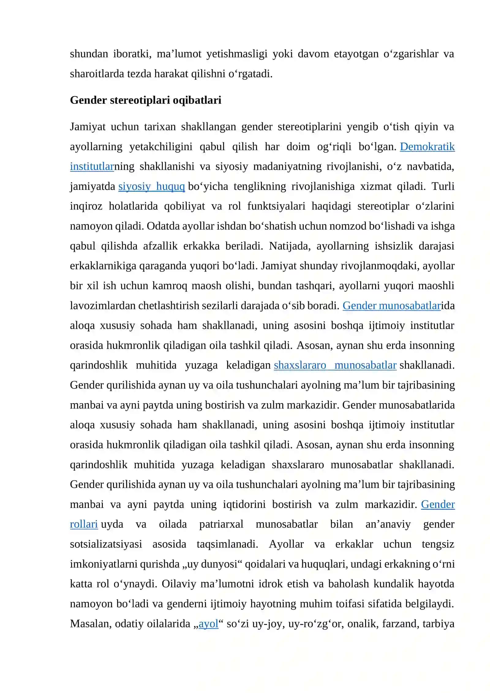 Gender steriotiplari 4