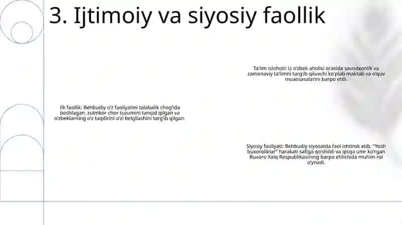 MahmudxoʻJa Behbudiy Hayoti 4