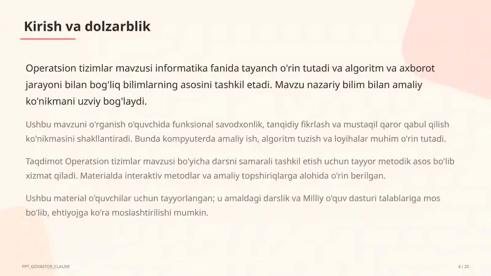 Operatsion tizimlar (6-sinf) 4