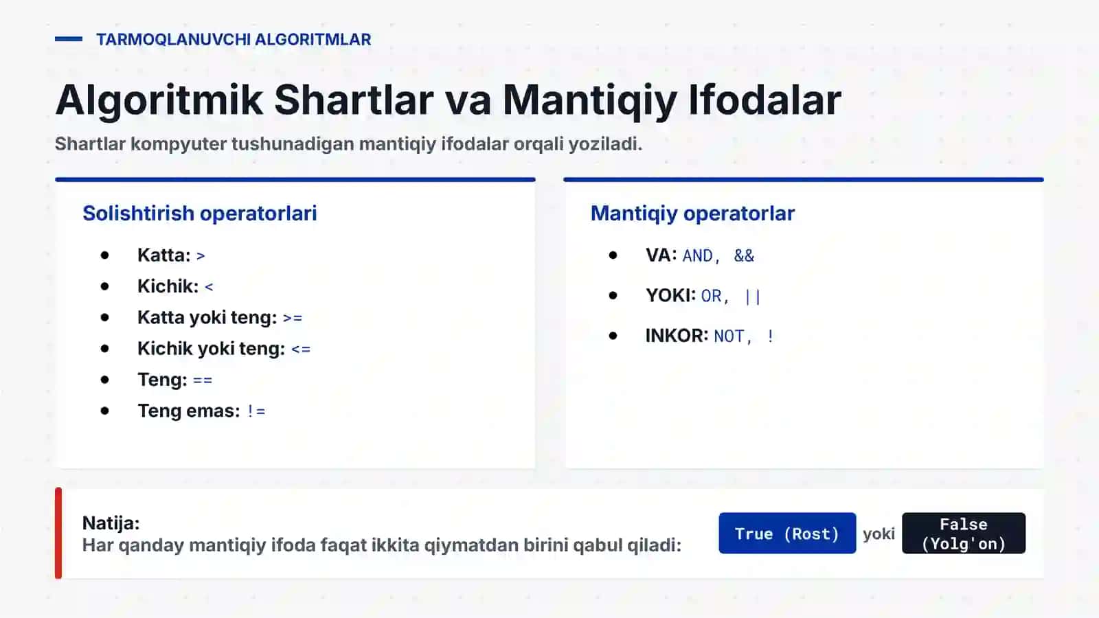 Tarmoqlanuvchi Algoritmlar: Nazariya va Amaliyot 4