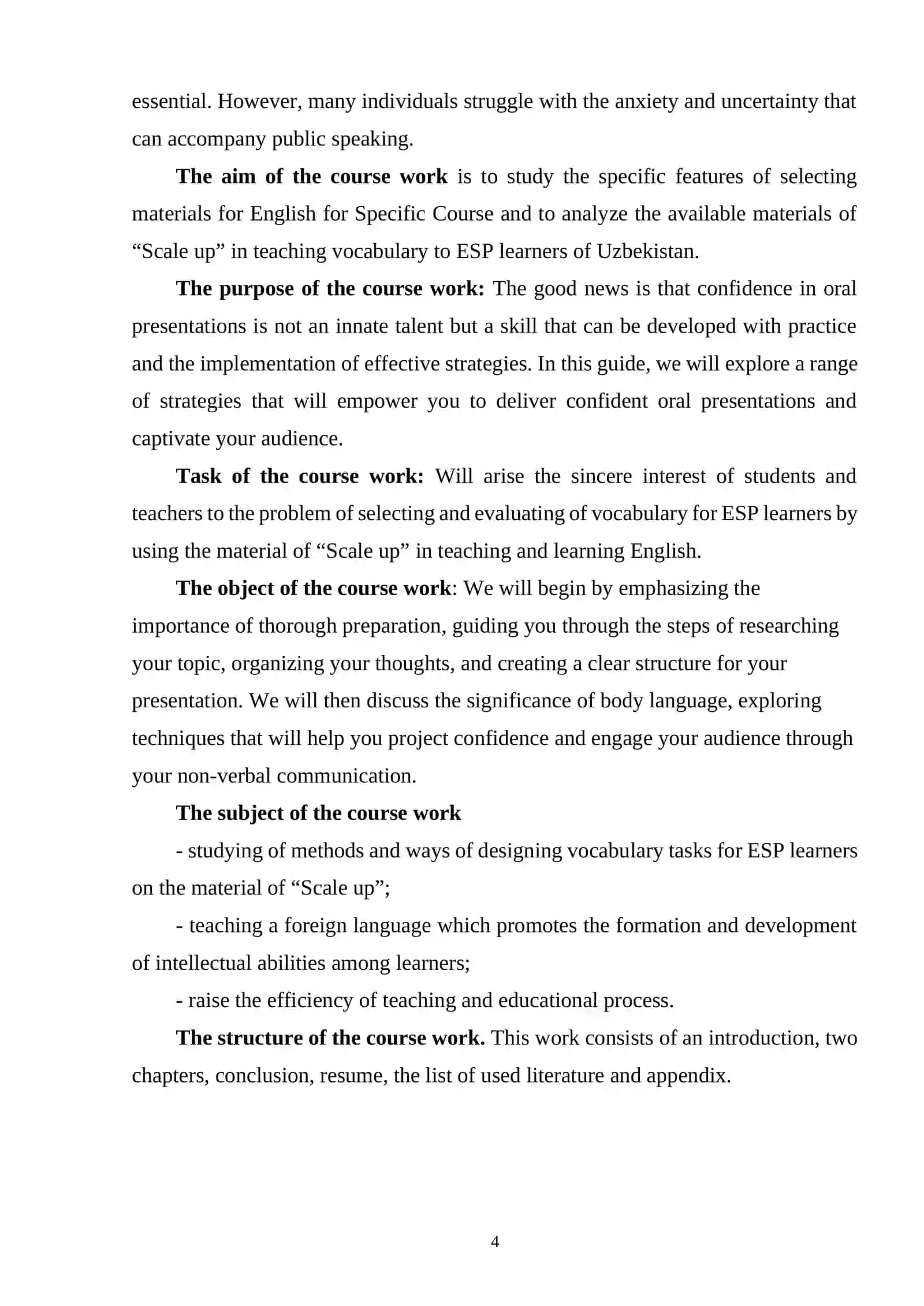 THE WAYS OF DEVELOPING SKILLS FOR ORAL PRESENTATION GROUP DISCUSSION AND DEBATES OF B1 LEVEL STUDENTS 4