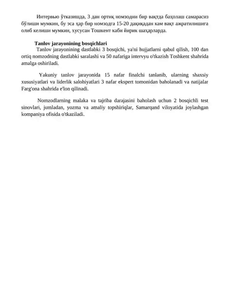 Tanlash amali 4