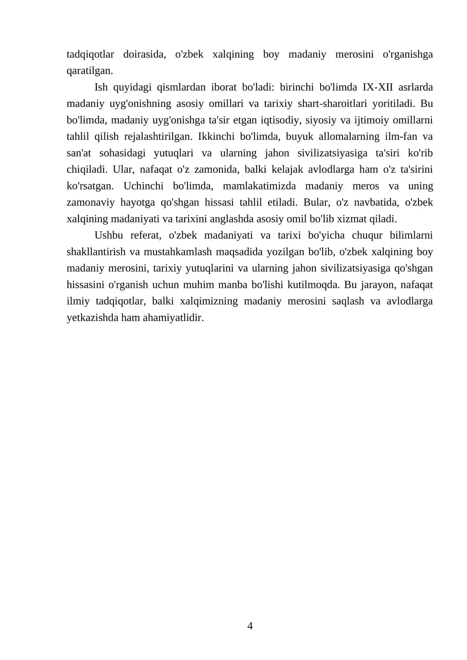 IX-XII asrlarda mamlakatimiz hududida ro'y bergan madaniy uyg'onish (Renessans) 4