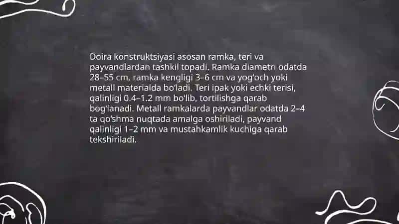 Doira cholgʻusi haqida 4