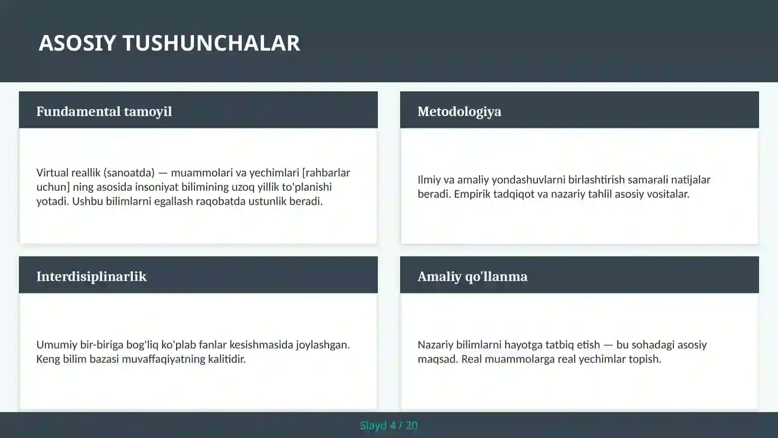 Virtual reallik (sanoatda) — muammolari va yechimlari [rahbarlar uchun] 4