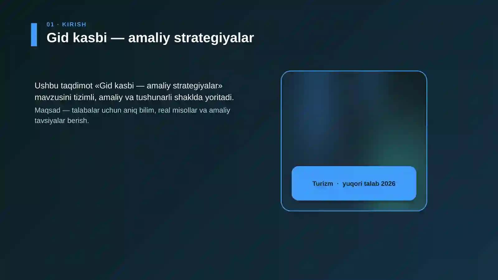 Gid kasbi — amaliy strategiyalar 4