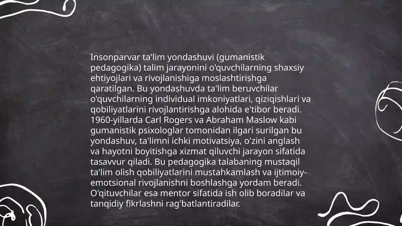 Taʼlim paradigmalari. Taʼlimni rivojlantiruvchi zamonaviy konsepsiyalar 4