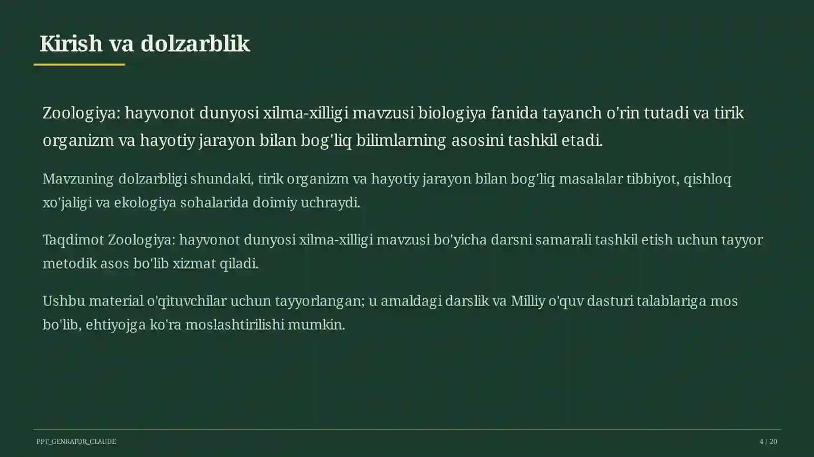 Zoologiya: hayvonot dunyosi xilma-xilligi (7-sinf) 4