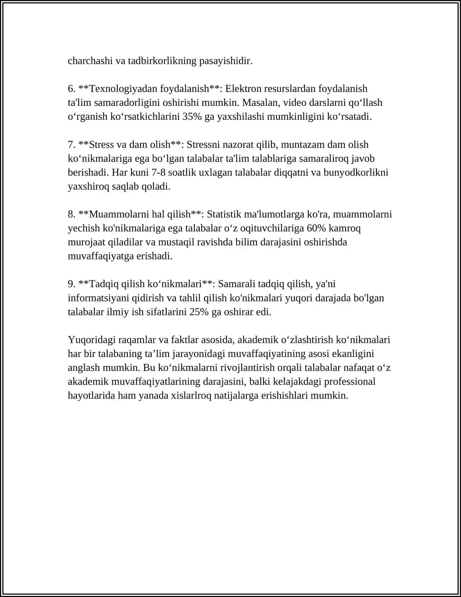 AKADEMIK KOʻNIKMALAR VA KASBIY KOMPETENTLIK FANINING MAQSADI 4