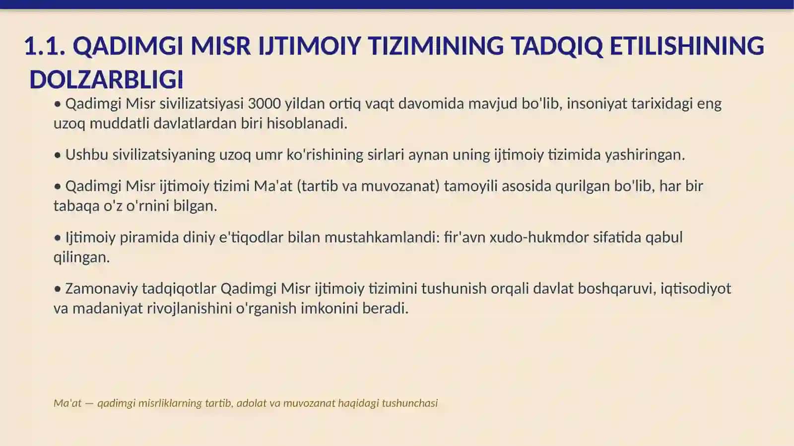 Qadimgi Misr ijtimoiy tizimi 4
