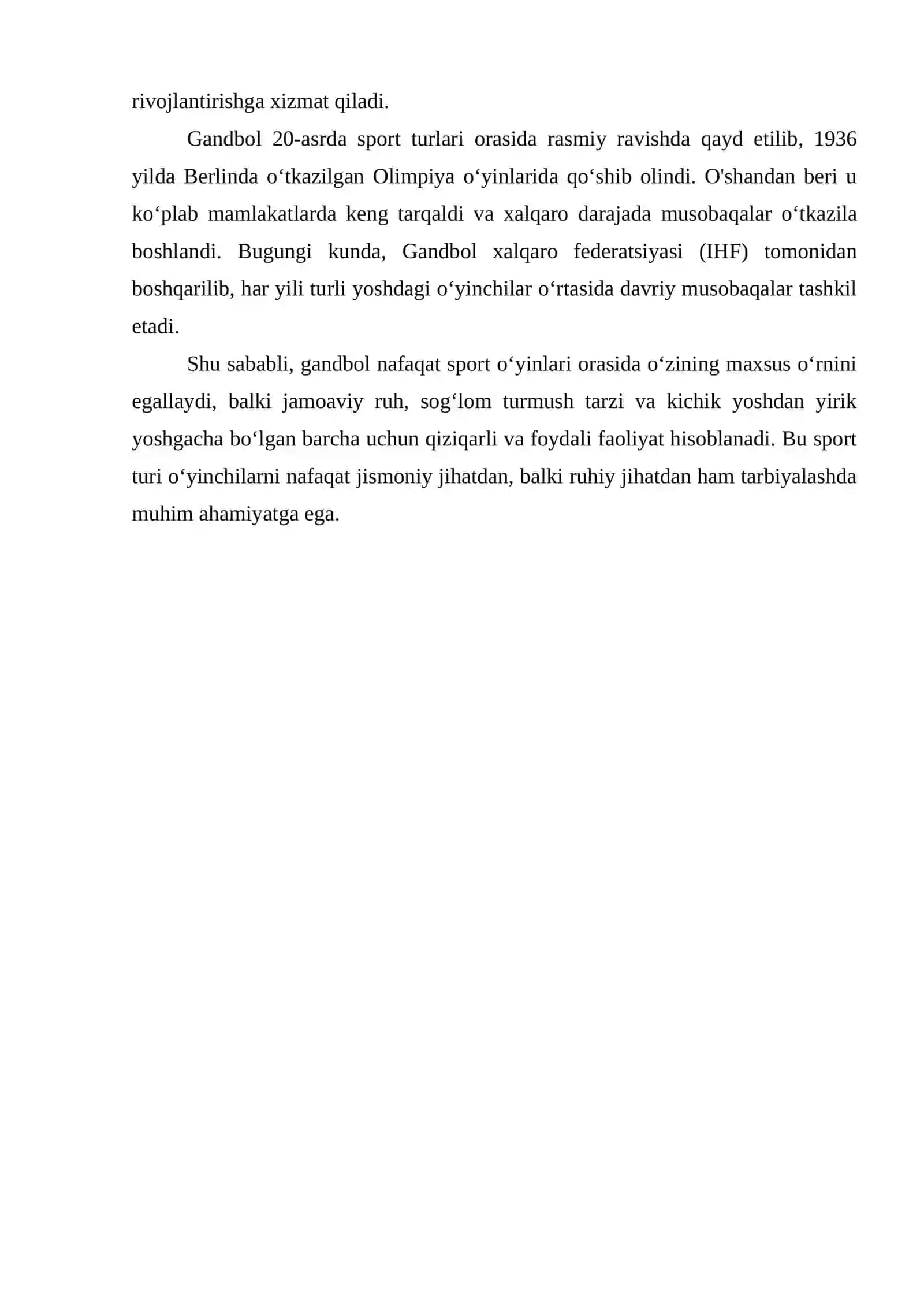 GANDBOL (QO‘L TO‘PI) 4