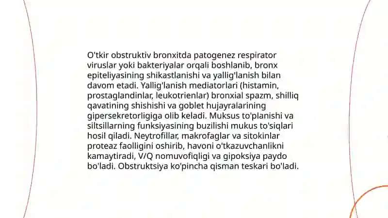 O'tkir obstruktiv bronxit 4