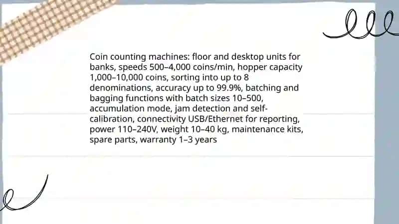 Currency counters and sorters 4
