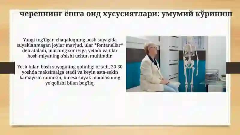 Chanoq va oyoq suyakalarining yoshganisbatan xususiyatlari 4