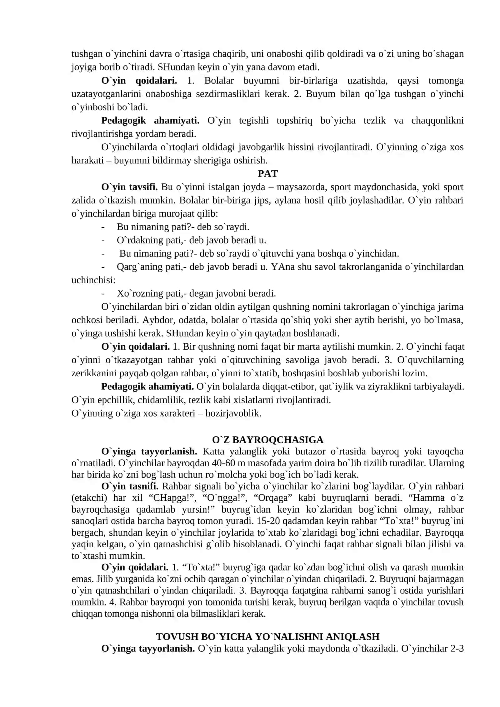 O`YINLARDAN NAMUNALAR G`ОZLAR-ОQQUSHLAR 4