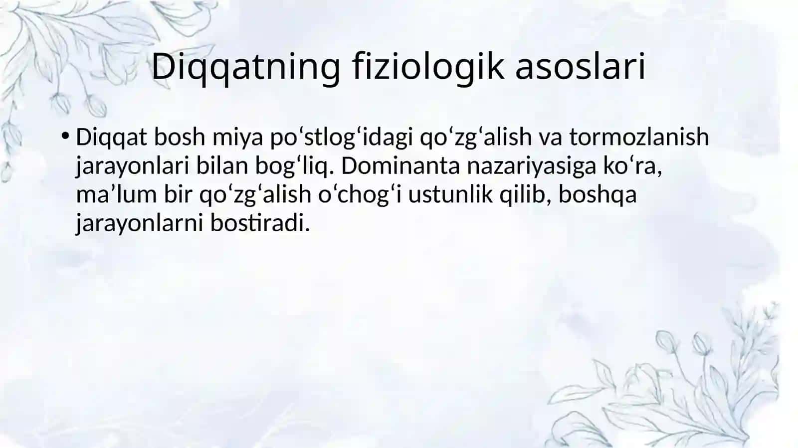Normal fiziologiya fanidan mustaqil ishi 4