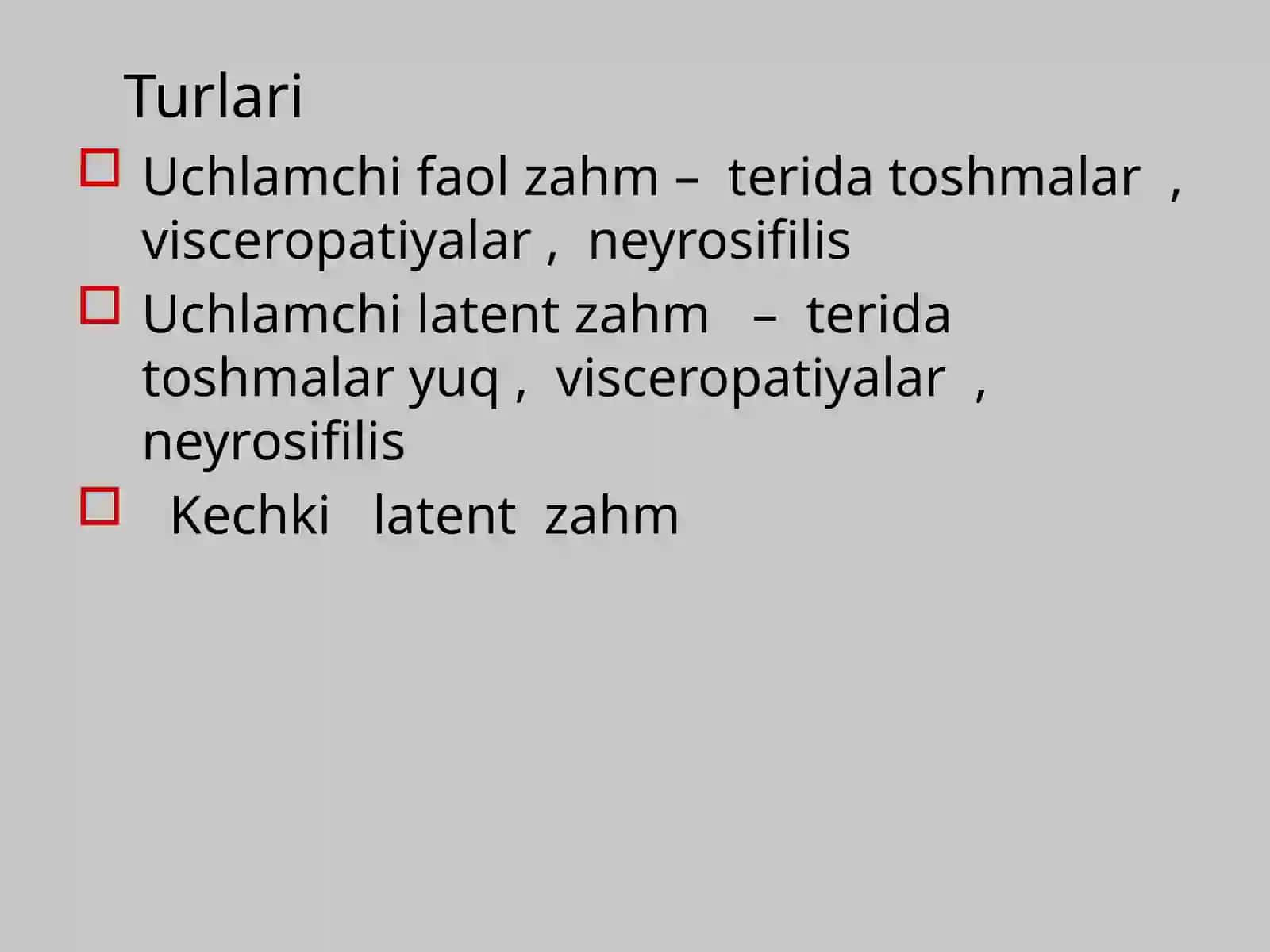 Uchlamchi va tugma zahm 4