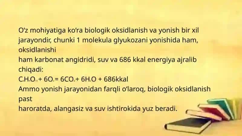 Biologik oksidlanish 4