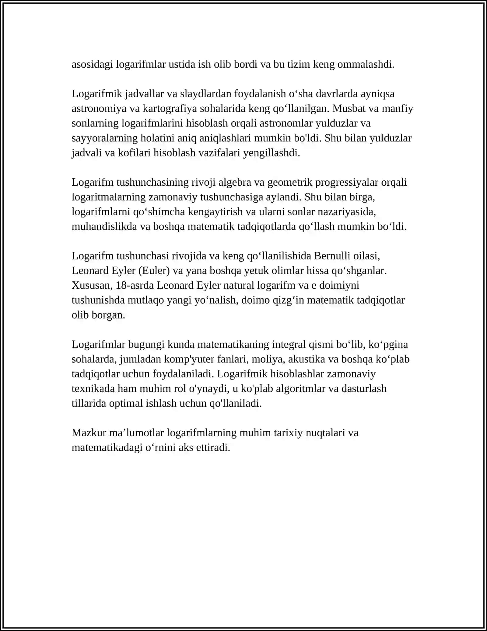 LOGORIFMLAR 4