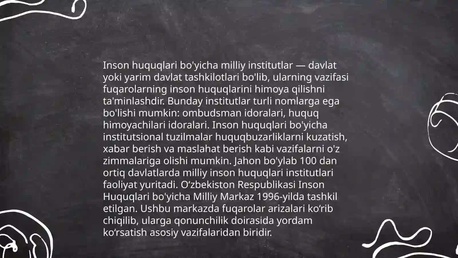 Oʻzbekistonda inson huquqlari va erkinliklari kafolatining yaratilishi 4