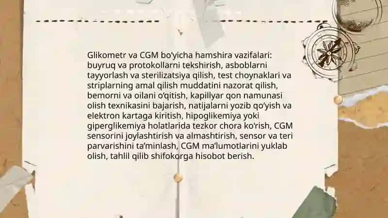 Qandli diabatda hamshiralik 4