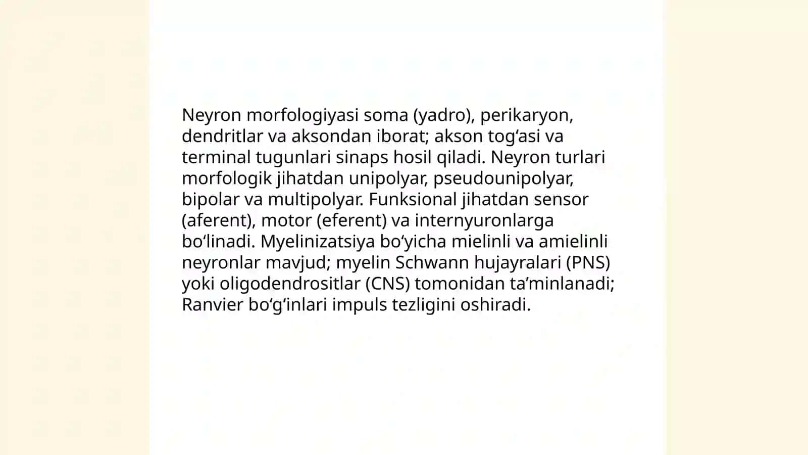 Nerv tizimi tuzilishi va uning psixik jarayonlardagi roli 4