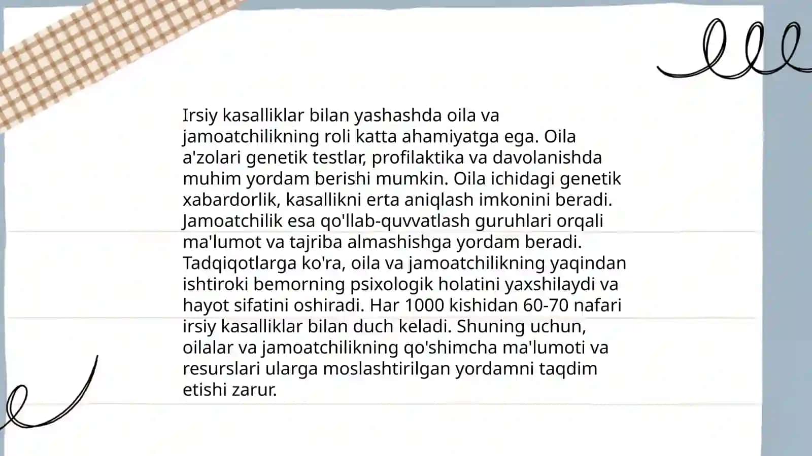 Bolalarda irsiy kasalliklar bilan kasallangan bolalarga pedagogik-psixologik ko'maklashish 4