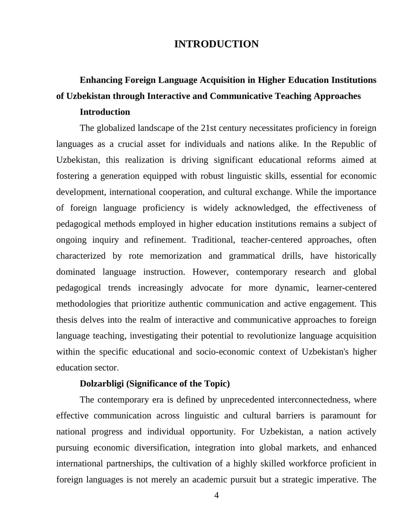 Interactive and communicative approaches to teaching foreign languages 4