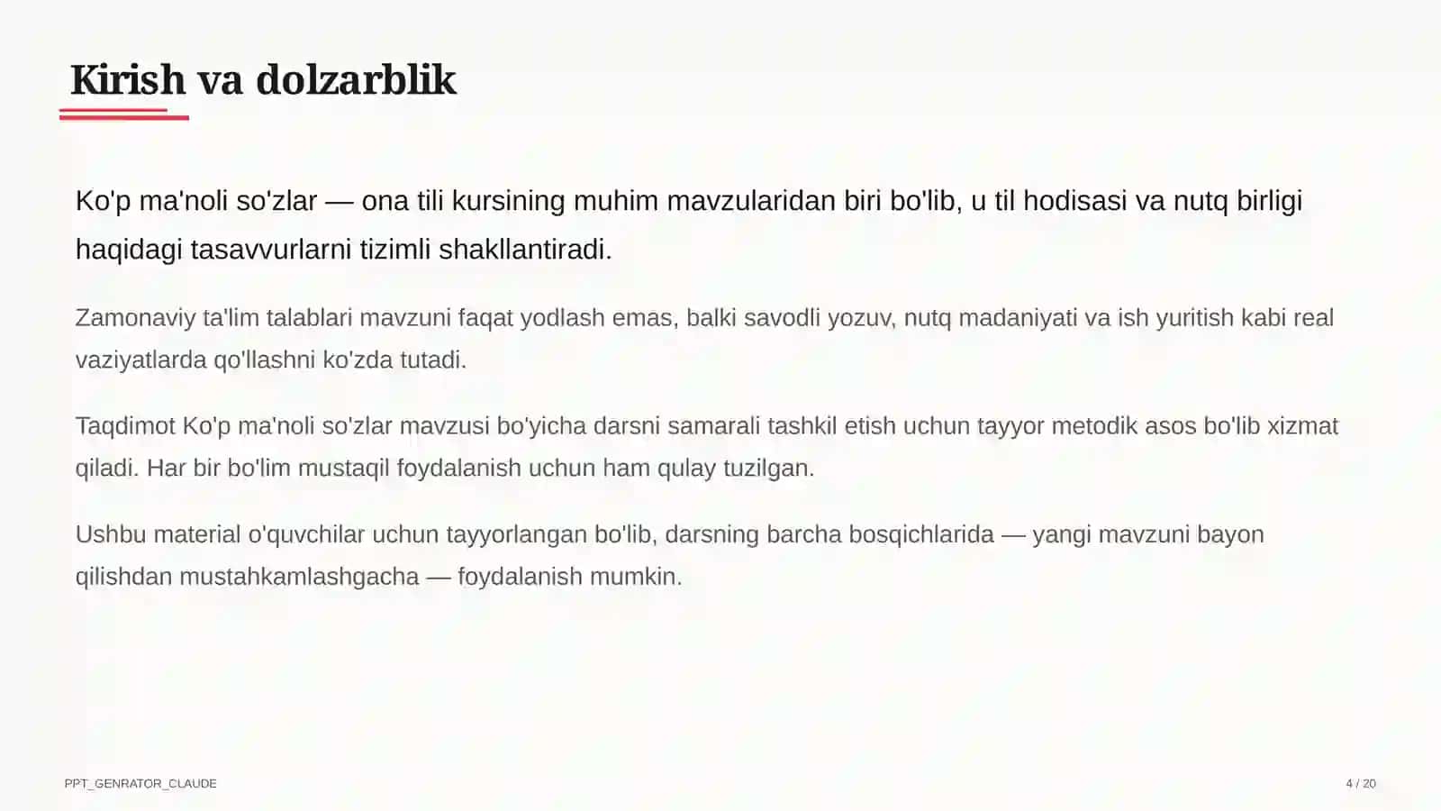 Ko'p ma'noli so'zlar (5-sinf) 4