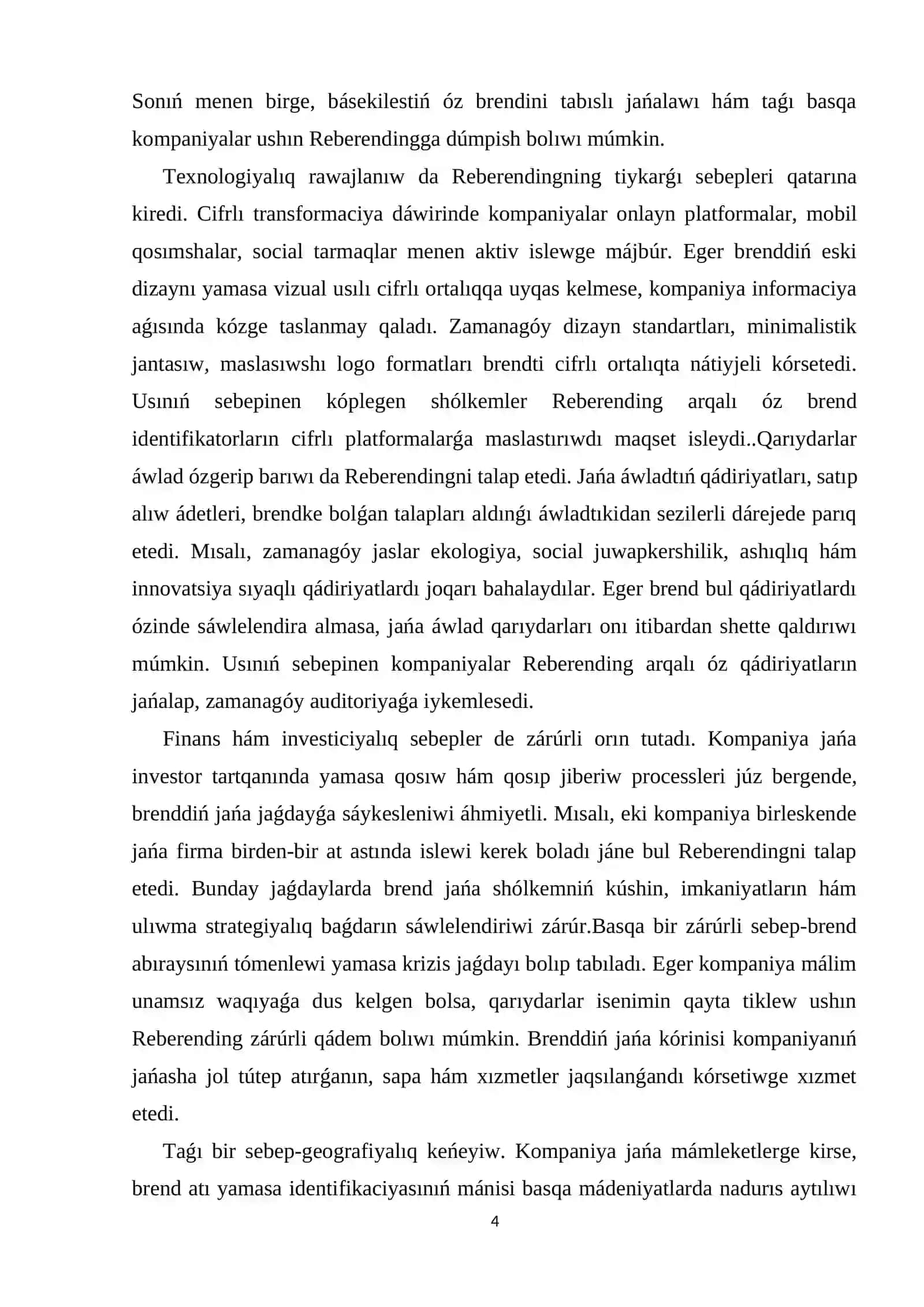 Rebrending: sebepleri, procesi ham tabis faktorlari 4