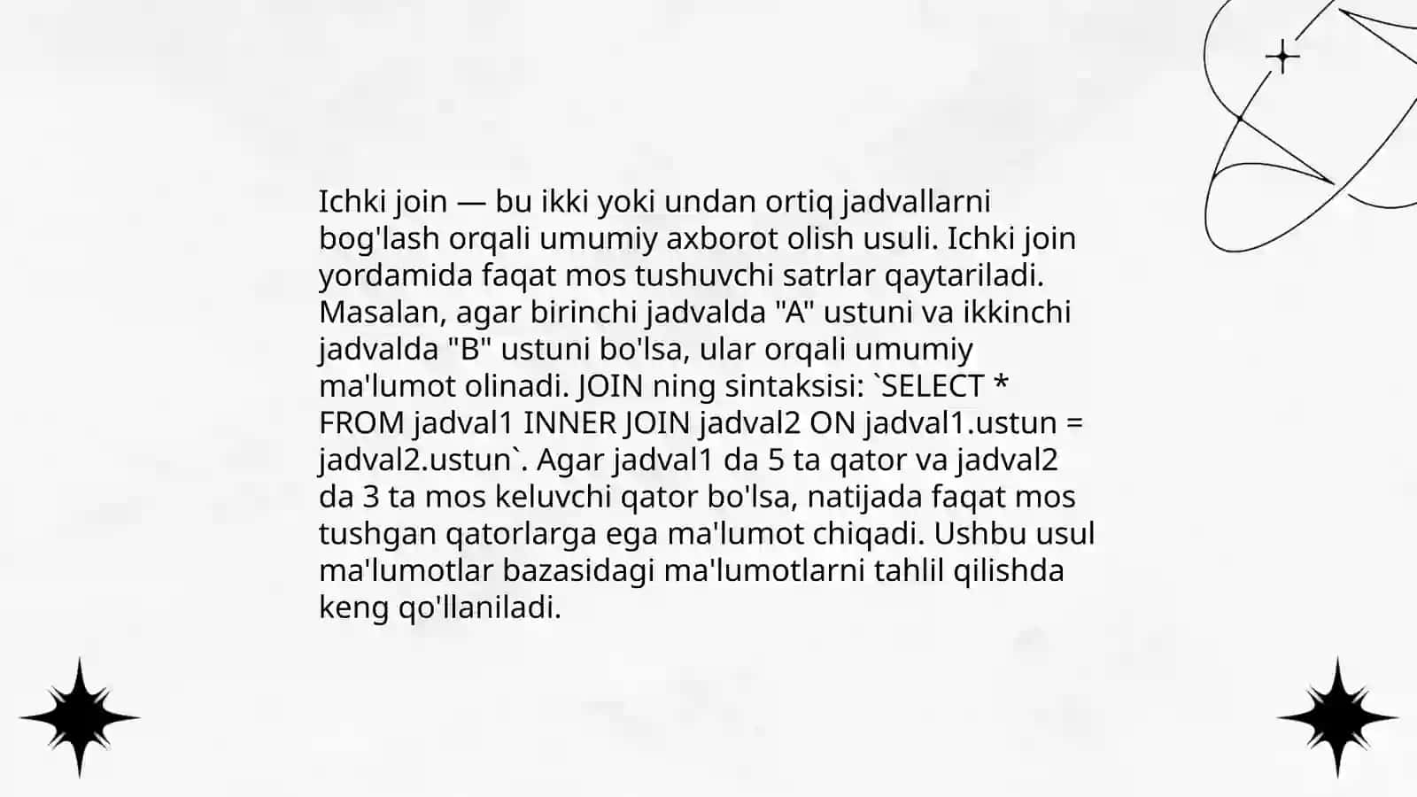 Join operatori bilan ishlash 4