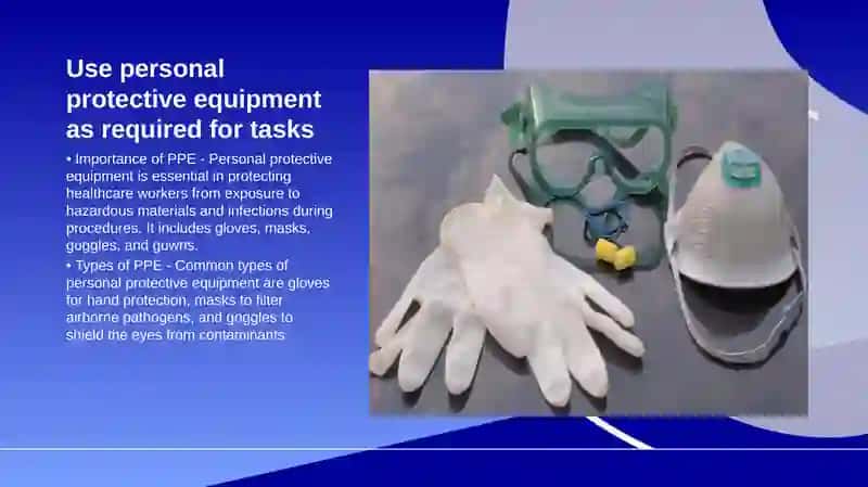 Create a hygiene checklist for hospital workers. 4