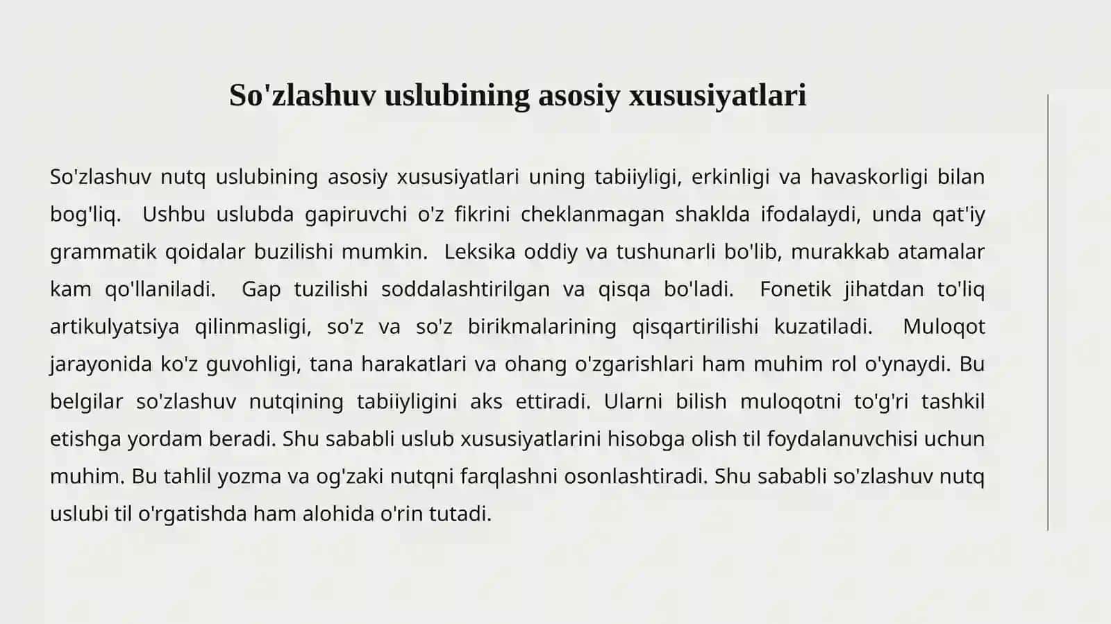 SO'ZLASHUV NUTQ USLUBI 4