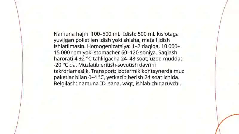 Sut va sut mahsulotlari kalsiy kaliy natriy magniy tarkibini aniqlash spektrometrik usuli 4