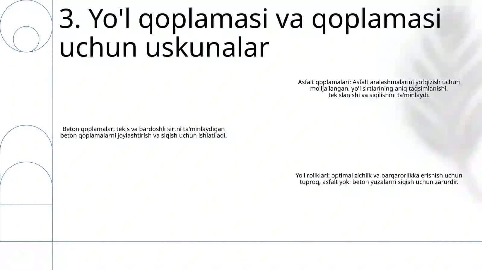 Yo'L Qurilish Mashinalari Va Jihozlarini Yo'L Qurilishda Qo'Llanilishi 4