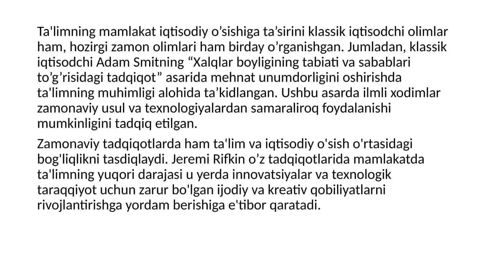 Ijtimoiy iqtisodiyotda ta’lim tizimi 4