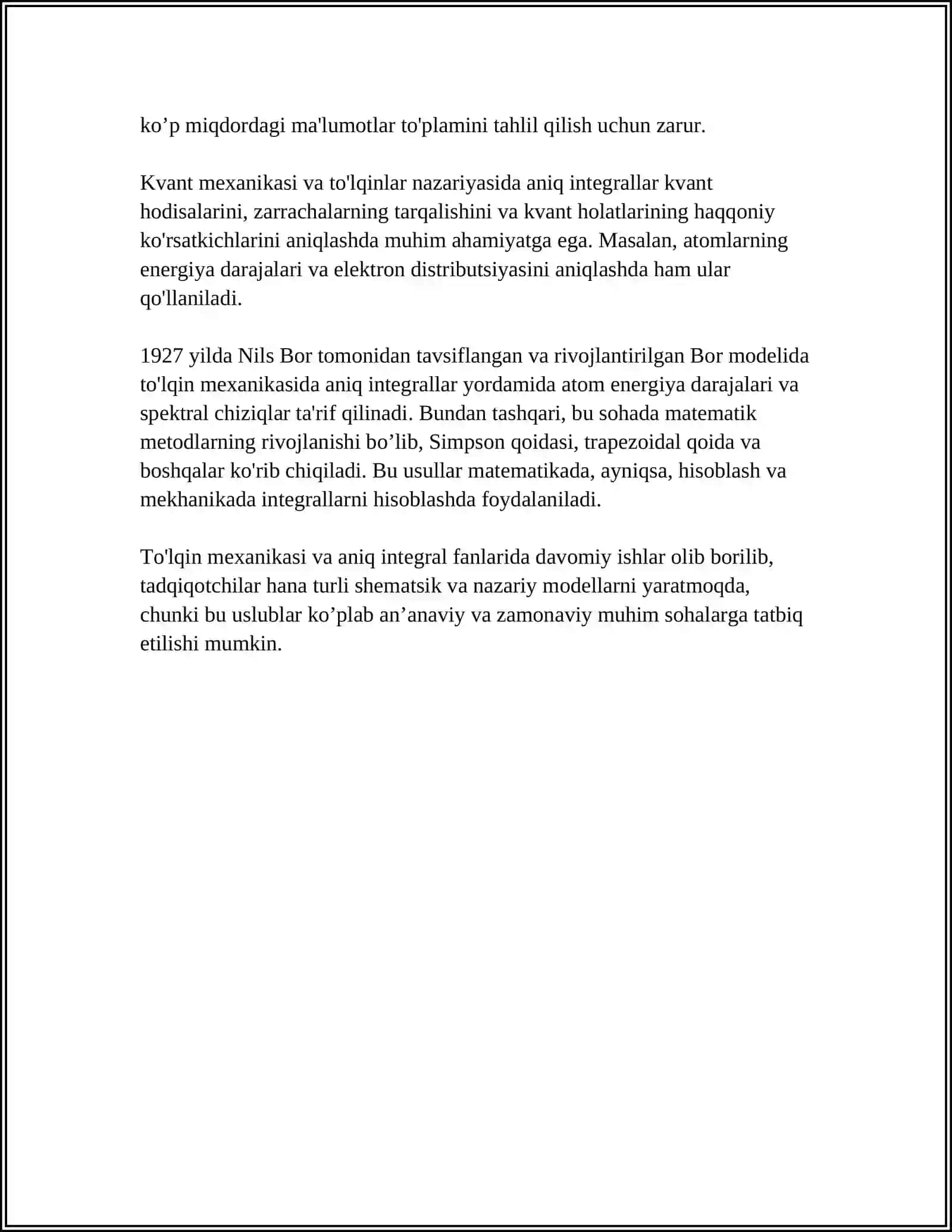 ANIQ INTEGRALNING FIZIKA MASALALARIGA TATBIQI 4