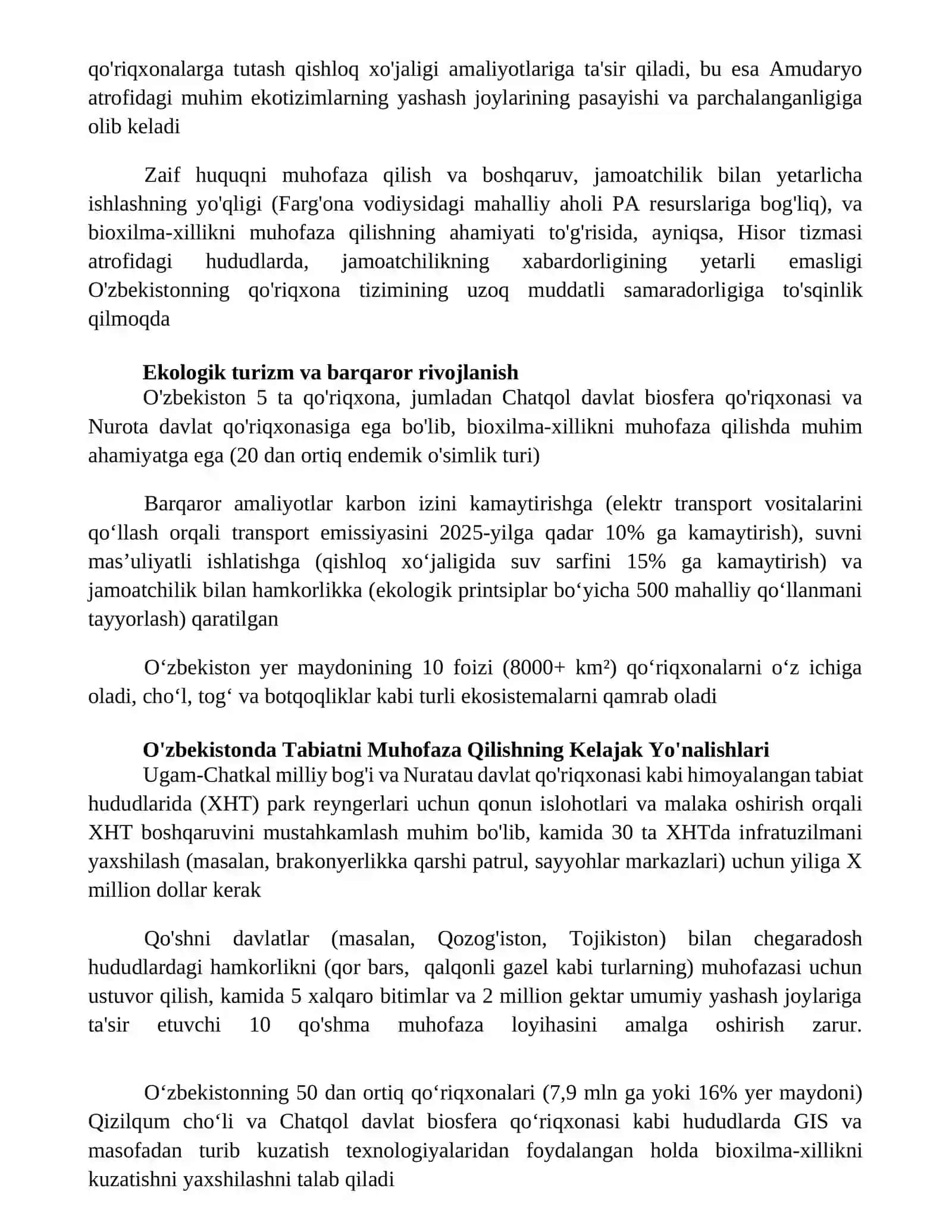 O‘zbekiston Respublikasidagi muhofaza etiladigan tabiiy hududlar 4