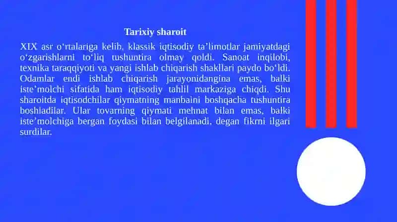 Marjinalizm ta'limoti va neoklassik iqtisodiy maktablar 4