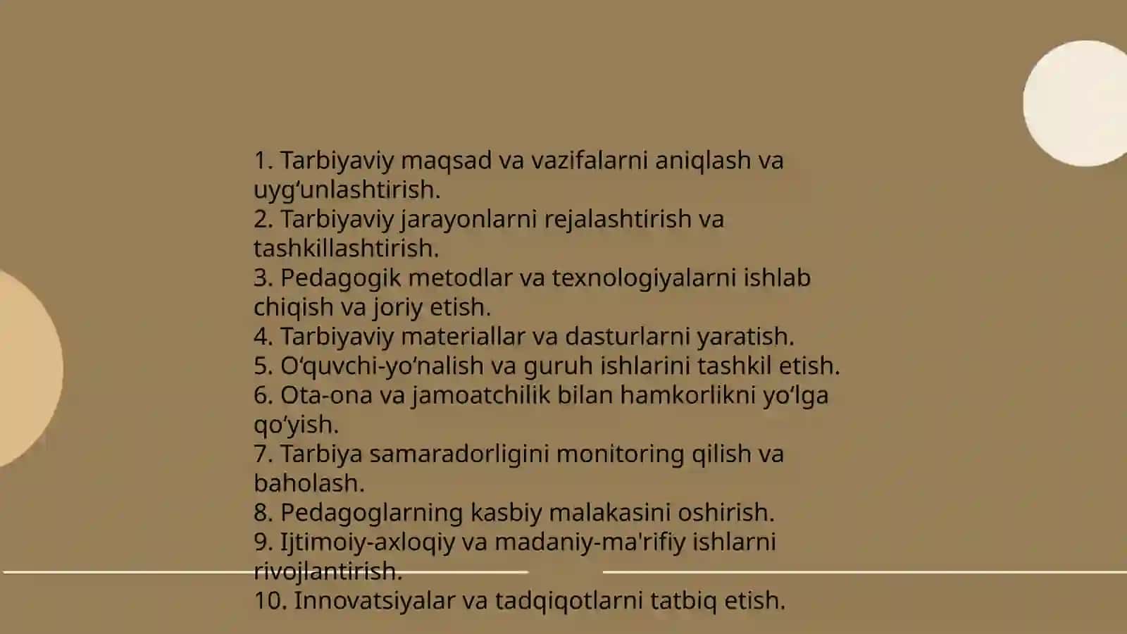 Tarbiyaviy ishlar metodikasi fanining maqsad va vazifalari 4