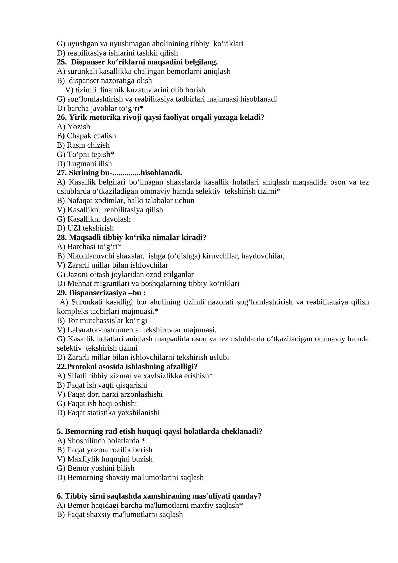 Klinik protokol nima? 4