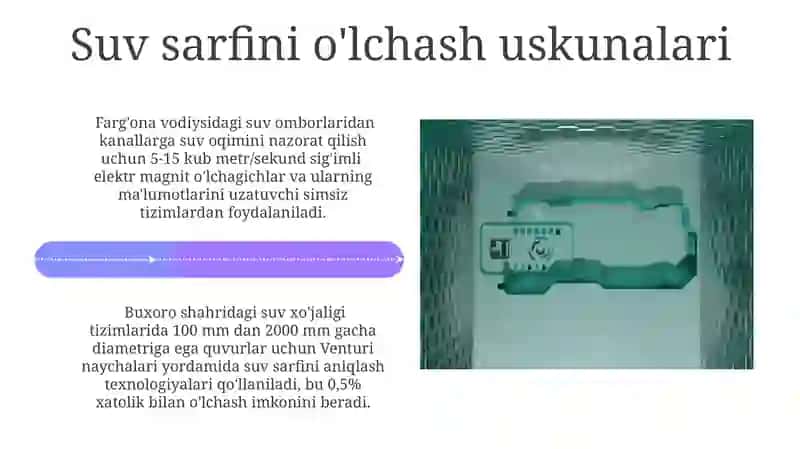Kanallardagi gidrotexnika inshootlaridan foydalanishda nazorat òlchash apparaturasi 4
