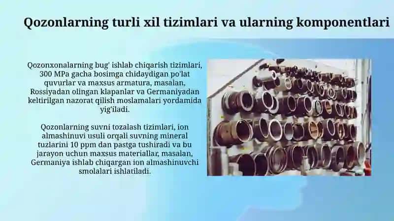 Qozon va uning jihozlarini yig'ishda ishlatiladigan materiallar va uskunalar 4