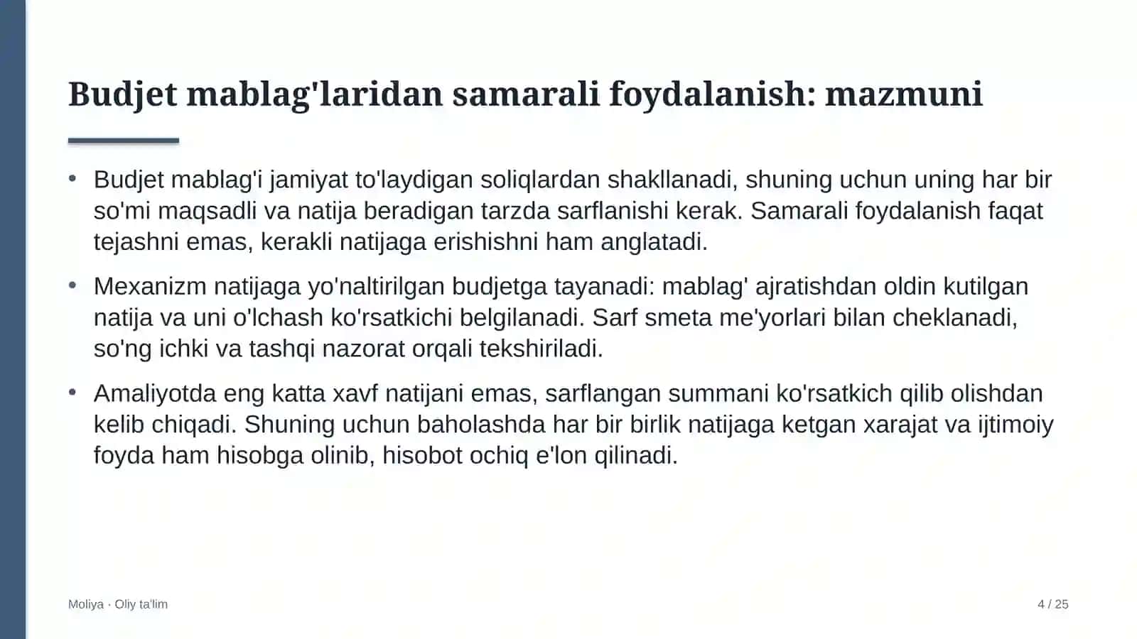 Ijod maktablarida budjet mablag'laridan samarali foydalanish 4