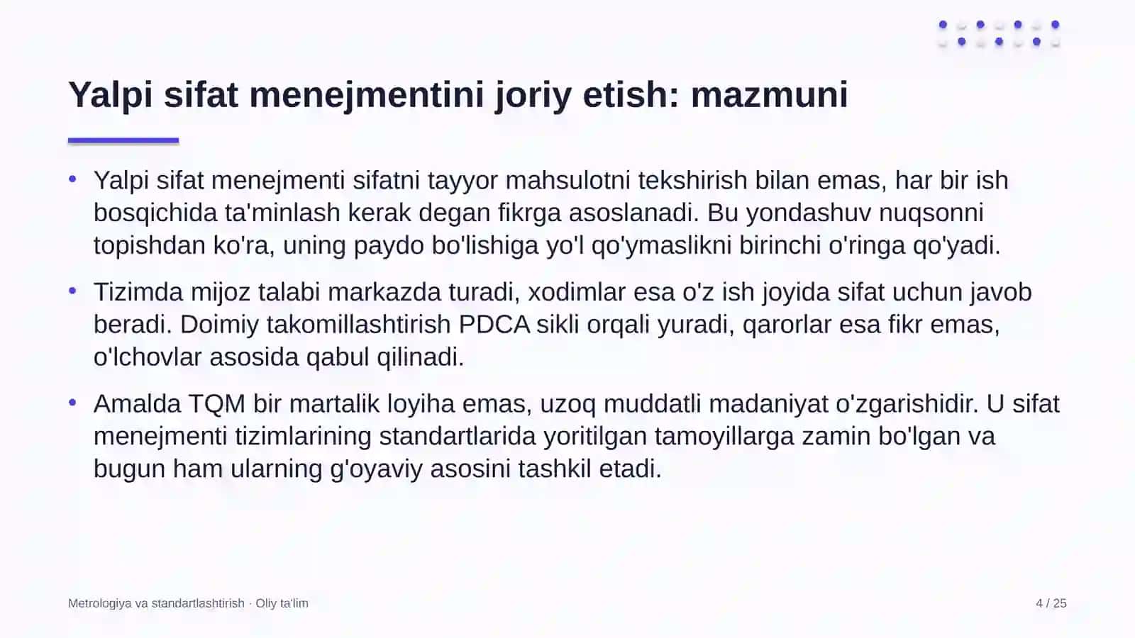 neft bazalarida yalpi sifat menejmentini joriy etish 4167 4