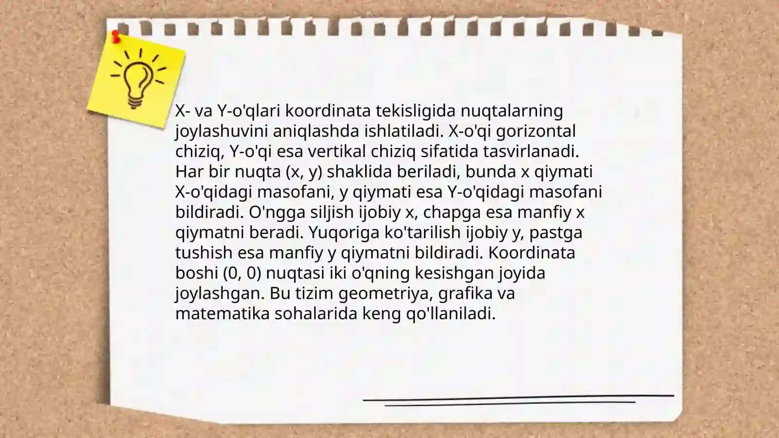 Dekart koordinatalari sistemasi 4