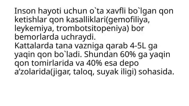 Qonketishturlari.Qonketishinito`xtatishusullari. 4