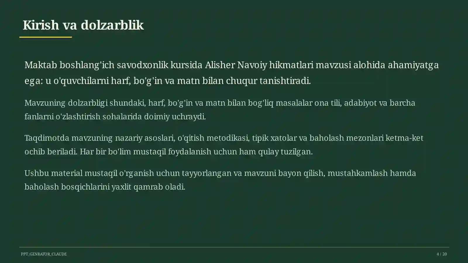 Alisher Navoiy hikmatlari (3-sinf) 4