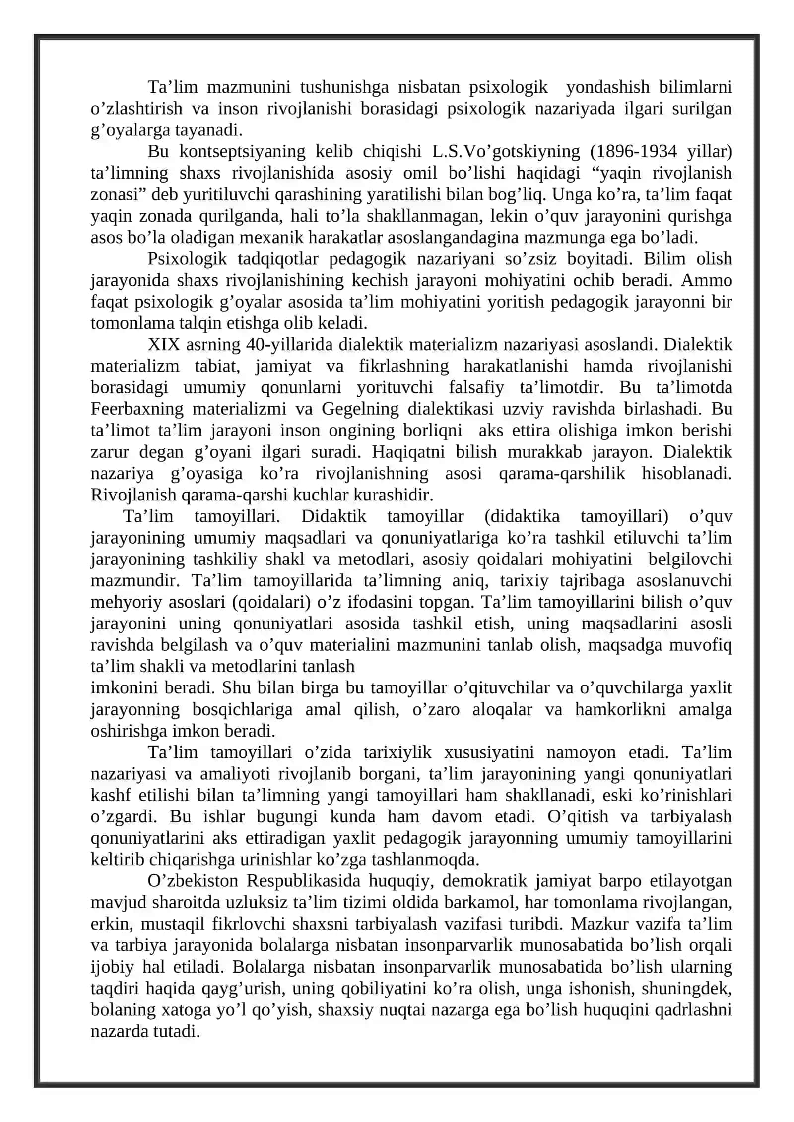 Ta’lim- yagona pedagogik jarayon 4