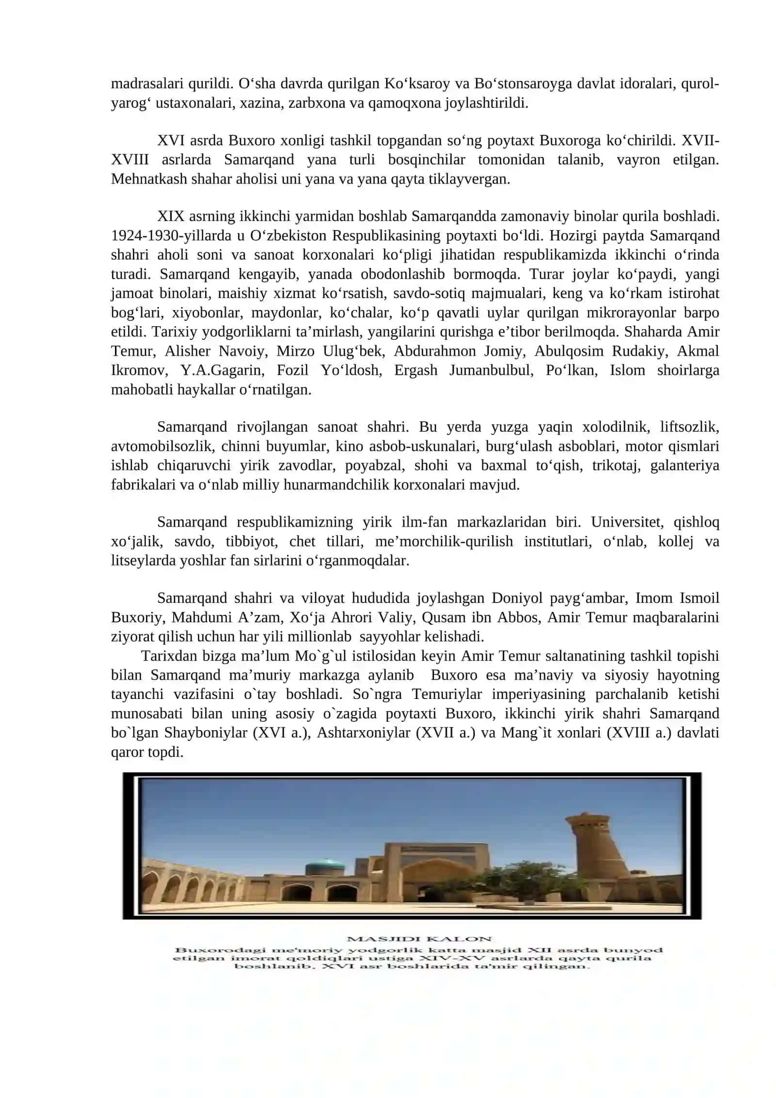 O'zbekiston tarixi fanidan dars ishlanmasi 4